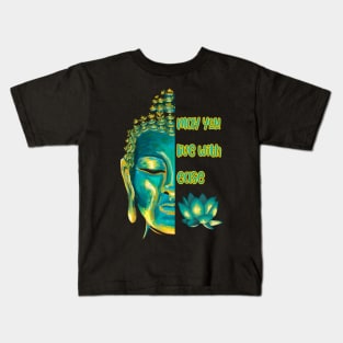 May You Live with Ease Lovingkindness Metta Buddhist Graphic Kids T-Shirt